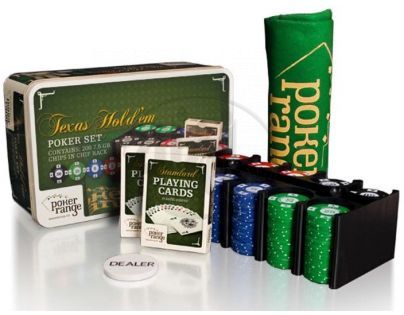All In Games 546119 - Standard 200 x 7,5g Texas Hold'em poker set