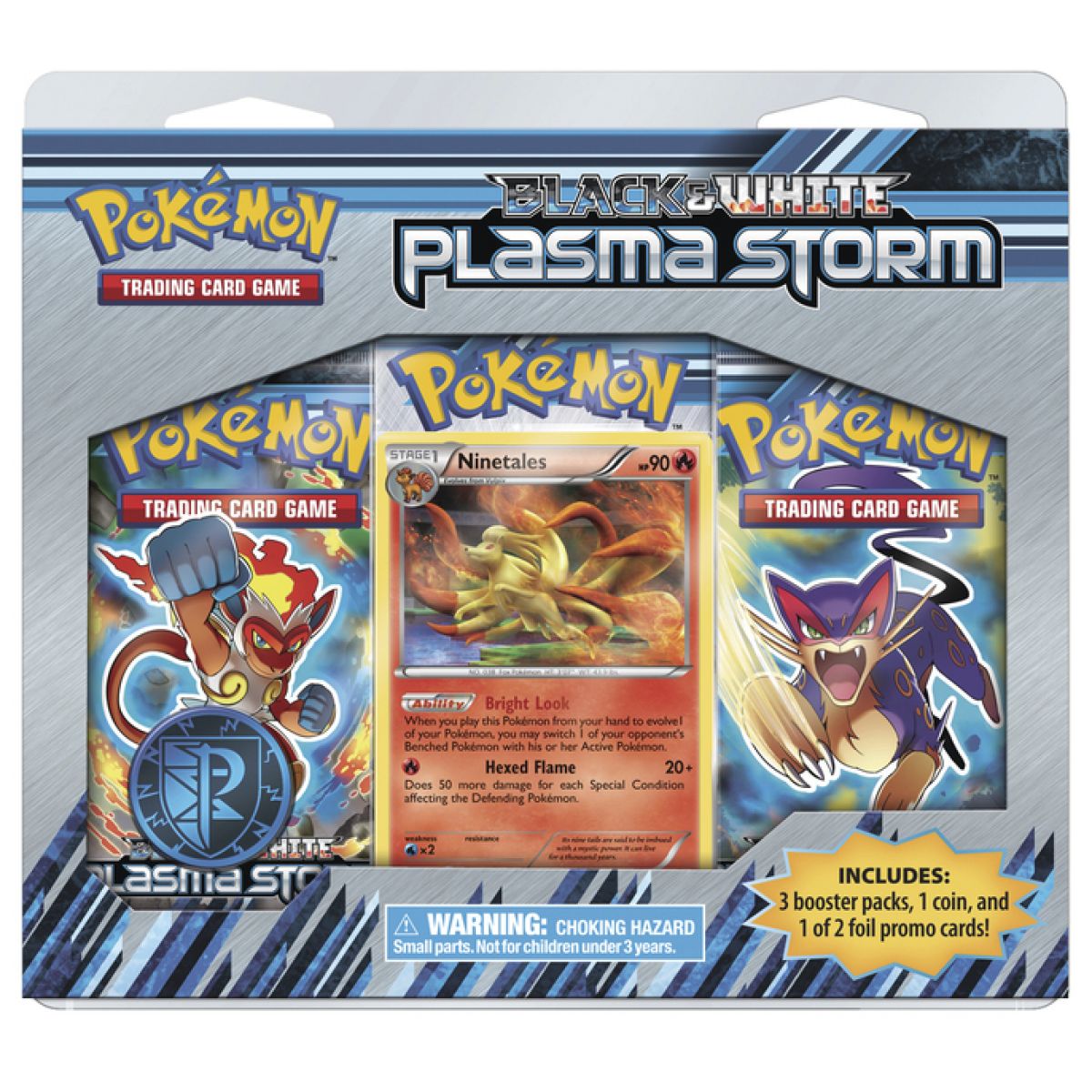 Pokémon PCI10813 - BW8 Plasma Storm - 3 Pack Blister