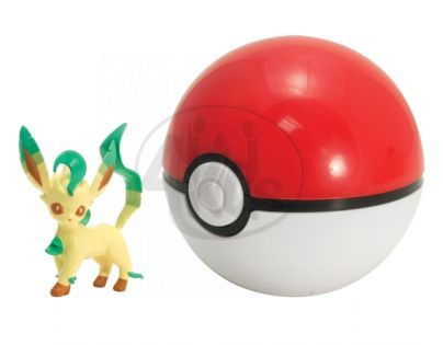 Pokémon Pokéball s figurkou - Leafeon