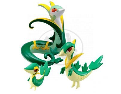 Pokémon set 3 figurky Evolutio - Snivy-Servine-Serperior