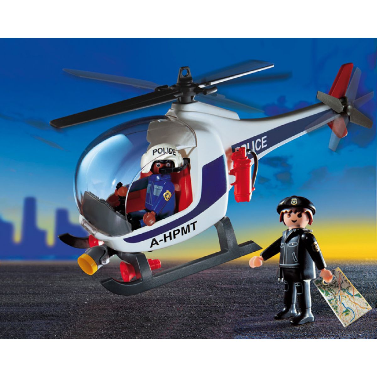Policejní vrtulník Playmobil