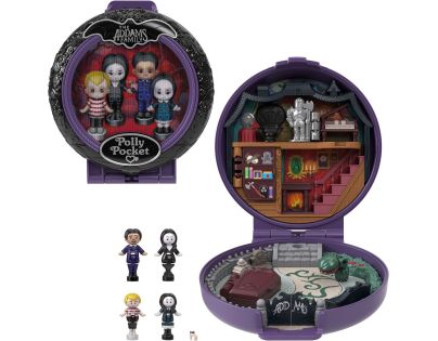 Mattel HXW25 Polly Pocket Sběratelská pocketka Addamsova rodina