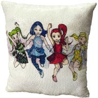 Polštář s Lollipopz s flitry 38 cm 2