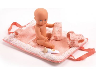 Djeco Pomea dolls Baby care růžový set