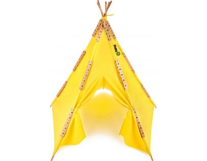 Pony Tee Pee Koženka žlutá