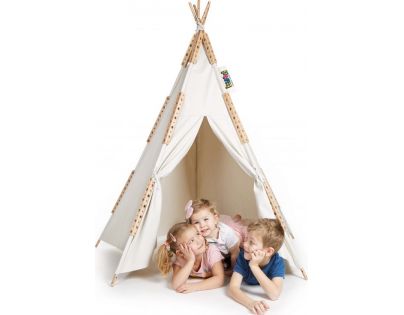 Pony Tee Pee Koženka bílá