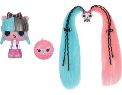 Pop Pop Hair Surprise 3-in-1 Pops 1. series černo-zelené vlasy s mašlí
