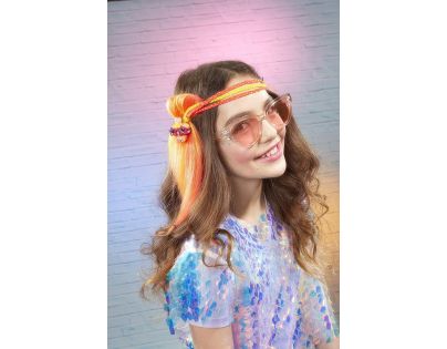 Pop Pop Hair Surprise 3-in-1 Pops 1. series černo-zelené vlasy s mašlí