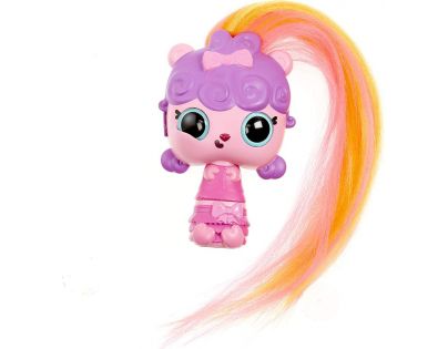 Pop Pop Hair Surprise 3-in-1 Pops 1. series fialové vlasy s mašličkou
