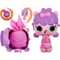 Pop Pop Hair Surprise 3-in-1 Pops 1. series fialové vlasy s mašličkou Pop Pop Hair Surprise 3-in-1 Pops 1. series fialové vlasy s mašličkou