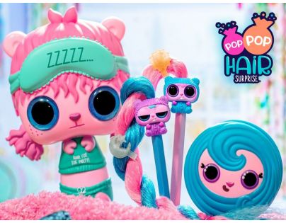 Pop Pop Hair Surprise 3-in-1 Pops 1. series zelená čelenka ZZZZZ