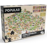 Popular Puzzle Mapa České republiky 160 ks 2