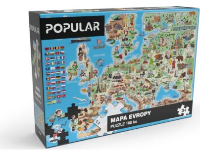 Popular Puzzle Mapa Evropy 160 ks