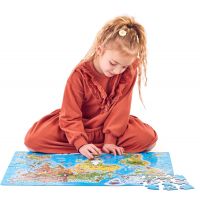 Popular Puzzle Mapa světa 160 dílků CZ verze 2