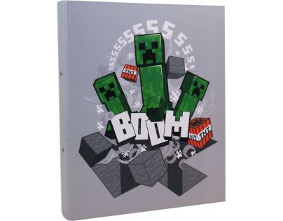 Made Pořadač Minecraft A4 šedý