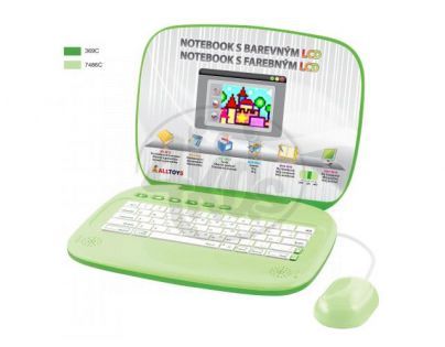 Počítač - notebook s barevným LCD