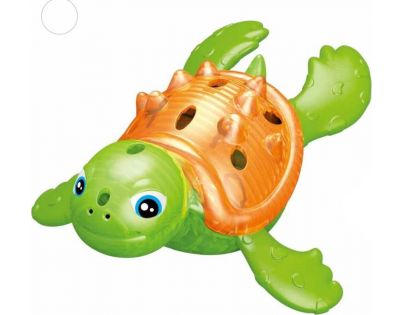 Alltoys Potápěcí želva se světlem zelenooranžová