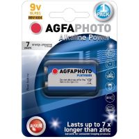 Power alkalická baterie 9V, blistr 1ks