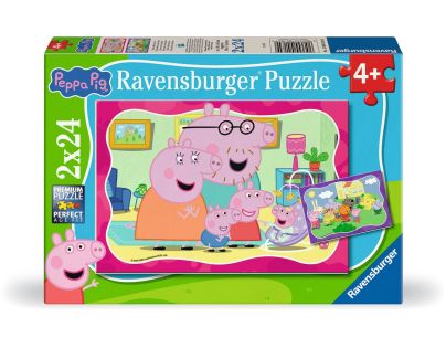 Ravensburger Prasátko Peppa 2x24 dílků