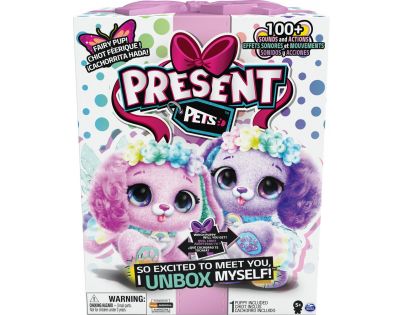 Present Pets Interaktivní štěňátka Rainbow Fairy