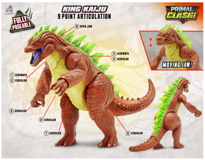 Primal Clash King Kaiju figurka 43 cm