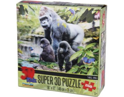Prime 3D puzzle Gorily 150 dílků