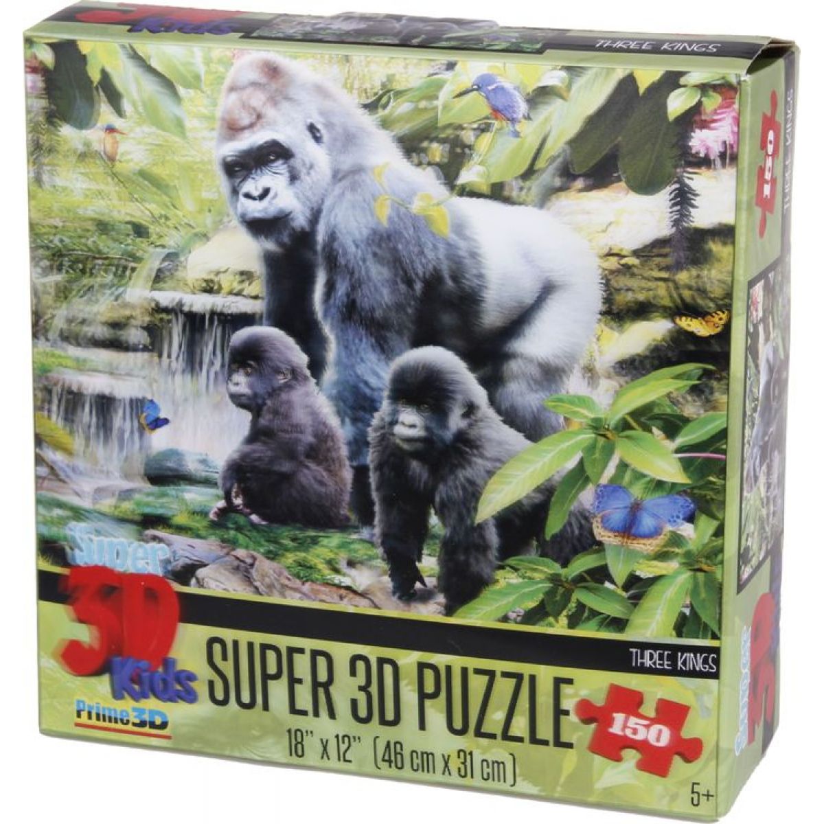 Prime 3D puzzle Gorily 150 dílků