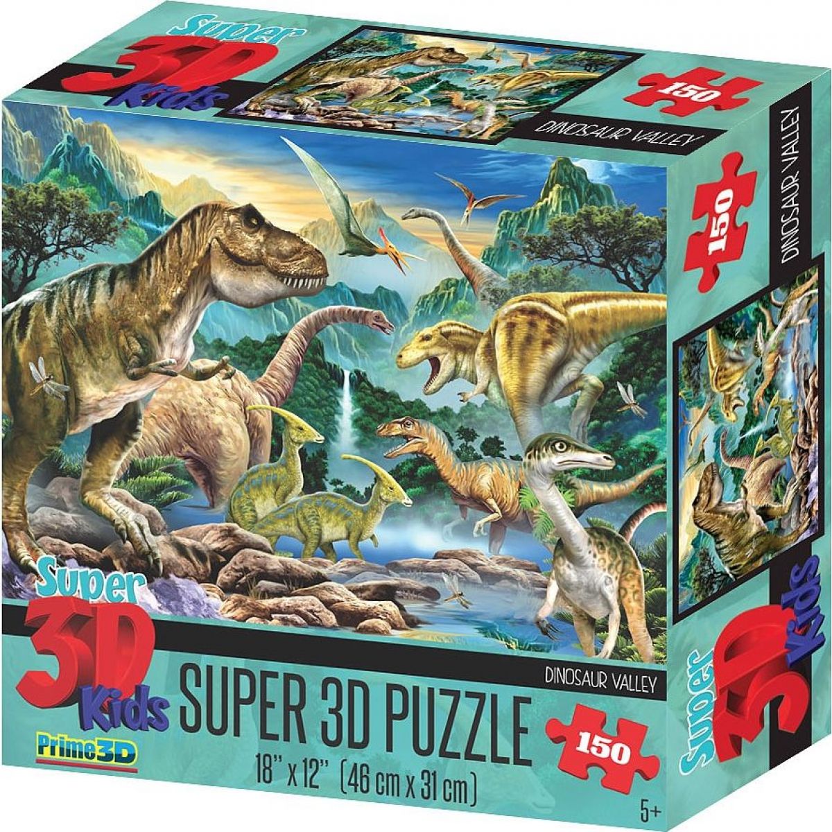 Prime 3D puzzle údolí dinosaurů 150 dílků
