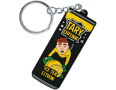 Přívěšek klíčenka - design Tary drink citron