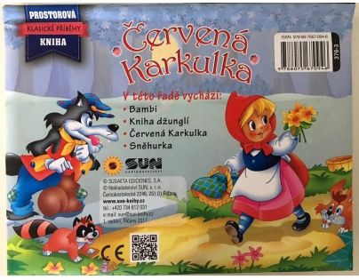 Sun Prostorová kniha Červená Karkulka