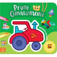 První omalovánky. Moje vozidla