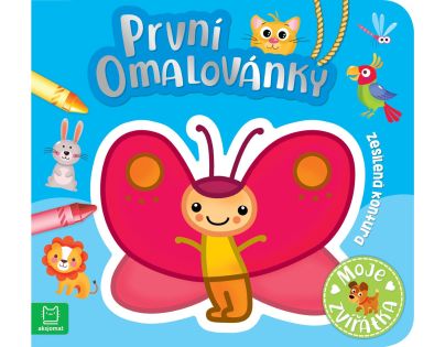 První omalovánky. Moje zvířátka