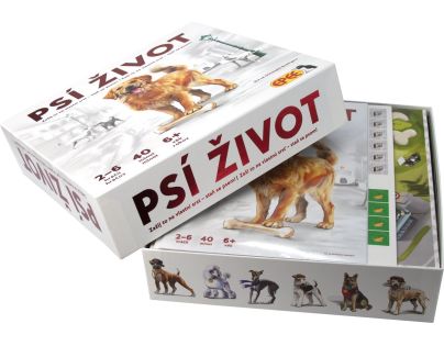 Psí život stolní hra - Poškozený obal