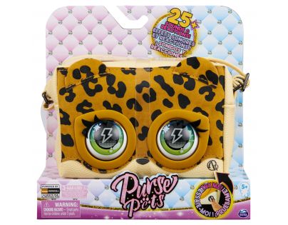 Purse Pets interaktivní kabelka Leopard