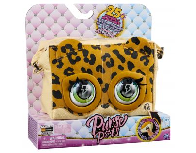 Purse Pets interaktivní kabelka Leopard