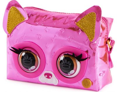 Purse Pets Metalická interaktivní kabelka pejsek