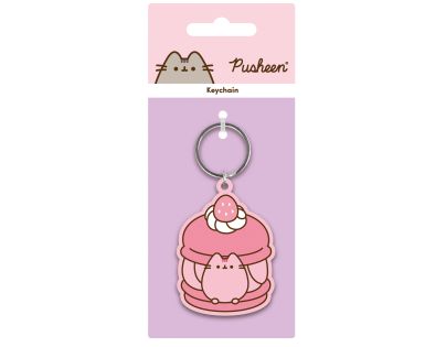 Pusheen klíčenka - Jahoda