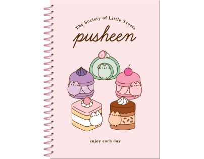 Pusheen set - kroužkový blok a samolepky DPL10