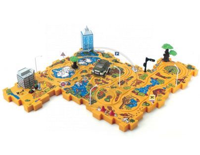 Kit PUZZLAND City GK1073_11557 - Elektronické 3D puzzle Kabriolet