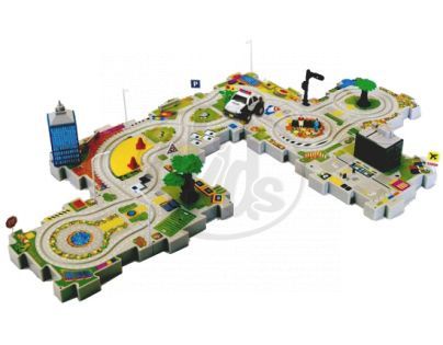 Kit PUZZLAND City GK1072_11560 - Elektronické 3D puzzle Vlak