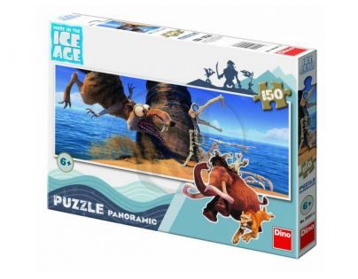 Puzzle 150 dílků Doba ledová 4 panorama Dino