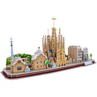 Puzzle 3D City Line Barcelona 186 dílků 2