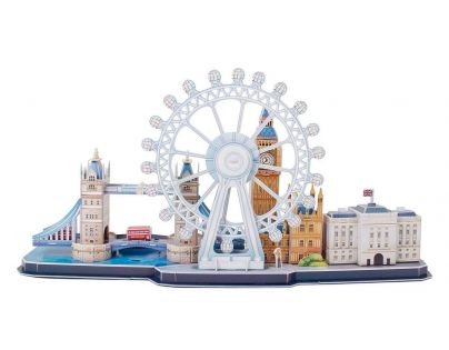 CubicFun Puzzle 3D City Line Londýn 107 dílků