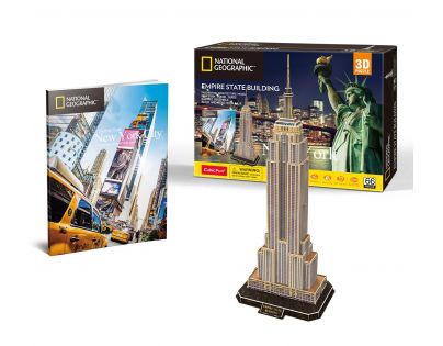CubicFun Puzzle 3D National Geographic Empire State Building 66 dílků