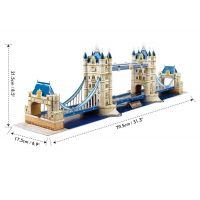 CubicFun Puzzle 3D National Geographic Tower Bridge 120 dílků 3