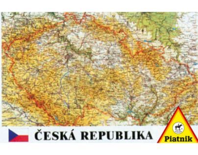 Puzzle 500 Mapa ČR