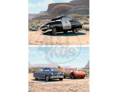 Dino 21381186 - Puzzle Cars:Problémy se šerifem 2x48 dílků