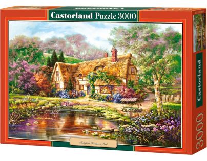 Puzzle Castorland Chaloupka malovaná 3000 dílků