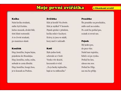 Puzzle deskové Moje první zvířátka farma 24 dílků