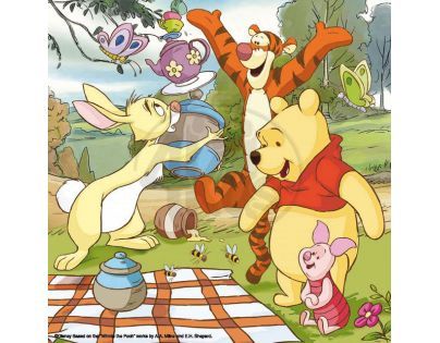 Ravensburger 09300 - Puzzle Medvídek Pú (3 x 49 dílků)